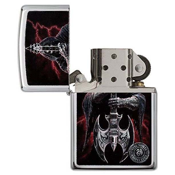 Zippo Anne Stokes Grim Reaper with Scythe Guitar 29109 - Free
