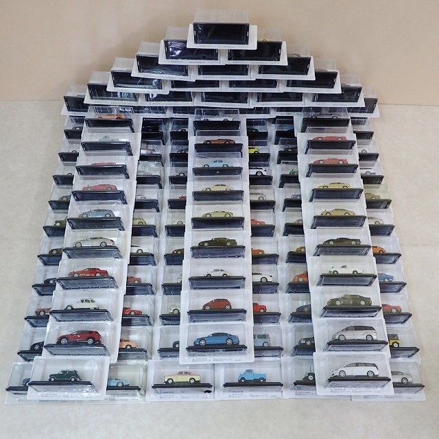 アシェット国産名車コレクション1/43 ミニカー205台&冊子&専用アクリル
