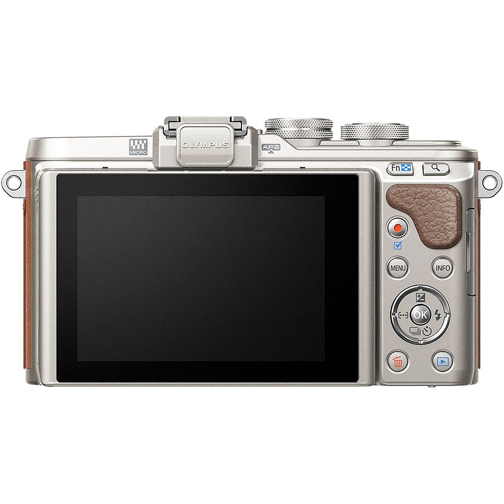 Olympus PEN E-PL8 Mirrorless Camera with 14-42mm II R Lens - Brown