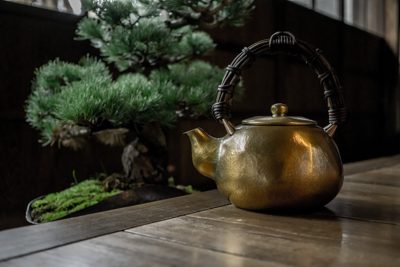 煎茶道具 鎚起銅器 玉川堂造 亀甲文 湯沸 薬缶 銅瓶 共