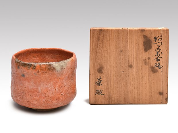 万古焼 赤楽茶碗 | 古美術ささき