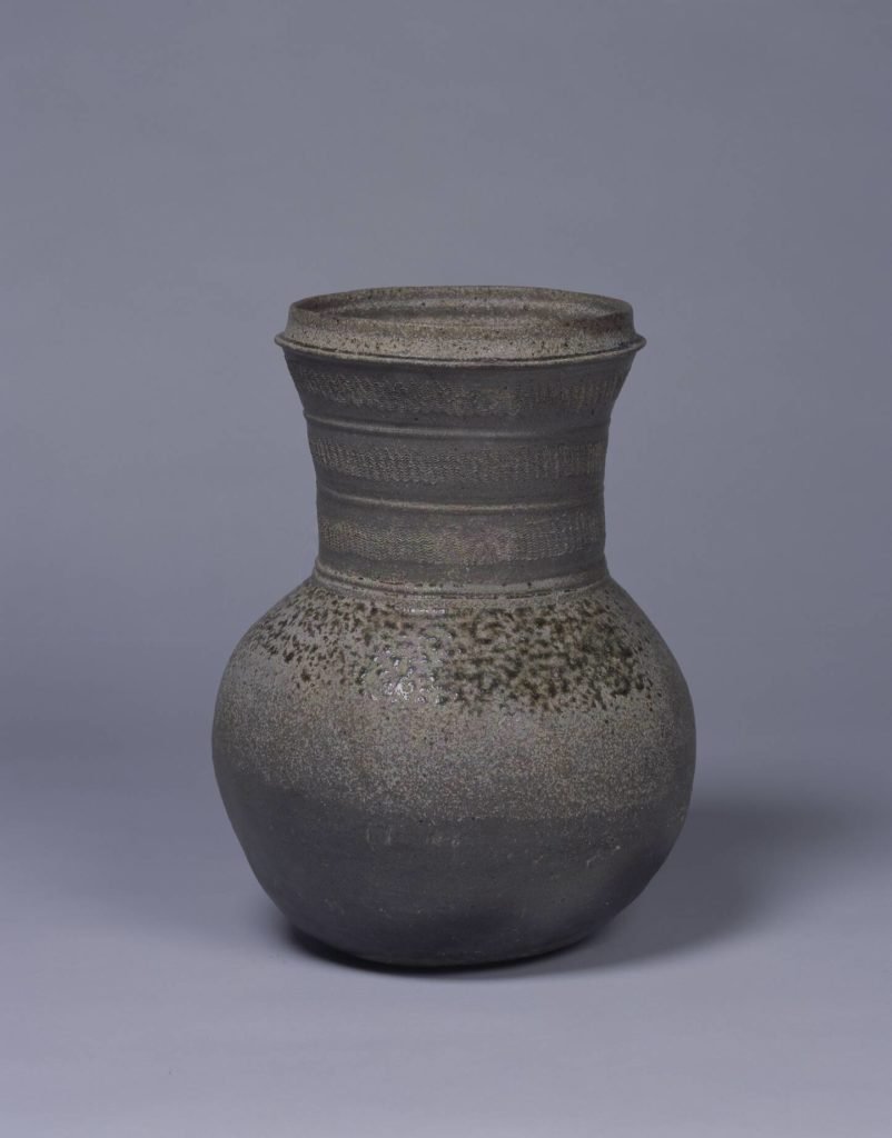 時代古陶磁 珠洲焼 古珠洲須恵器 線文壷 V R9475H 時代古陶磁 珠洲焼