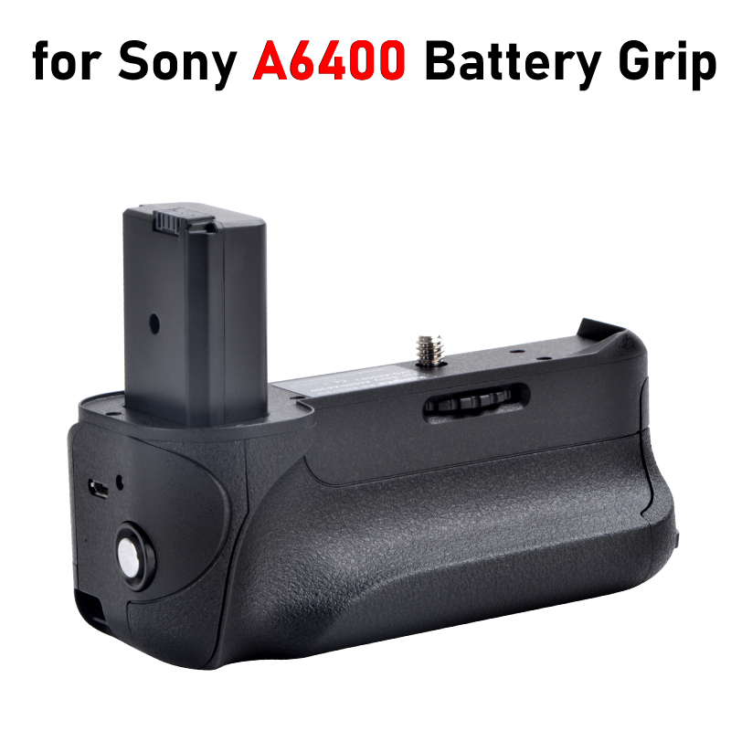 Sony ILCE-6400 Alpha 6400 a6400用バッテリーグリップ垂直電池