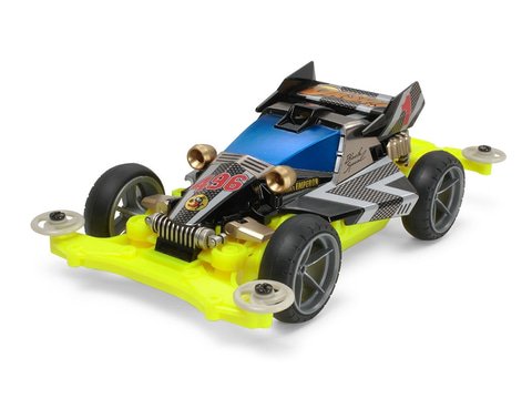 半透明スモークボディ採用のミニ四駆「ダッシュ1号・エンペラー