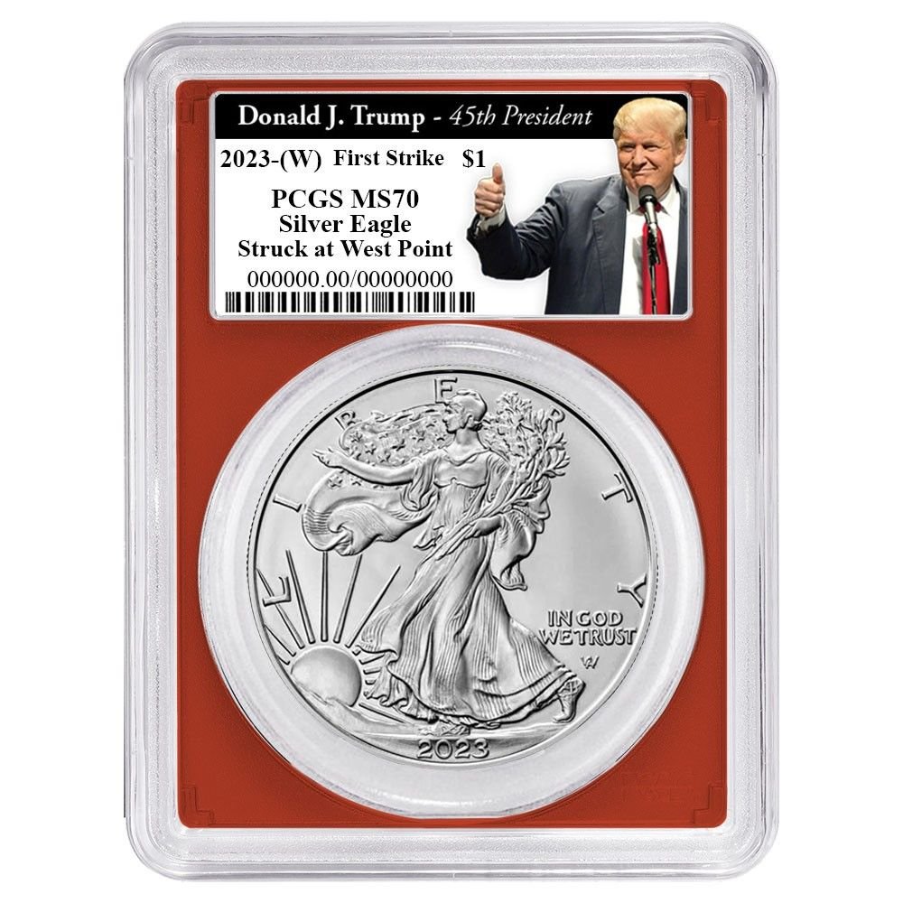 2023年 (W) 1ドル アメリカン シルバー イーグル PCGS MS70 FS