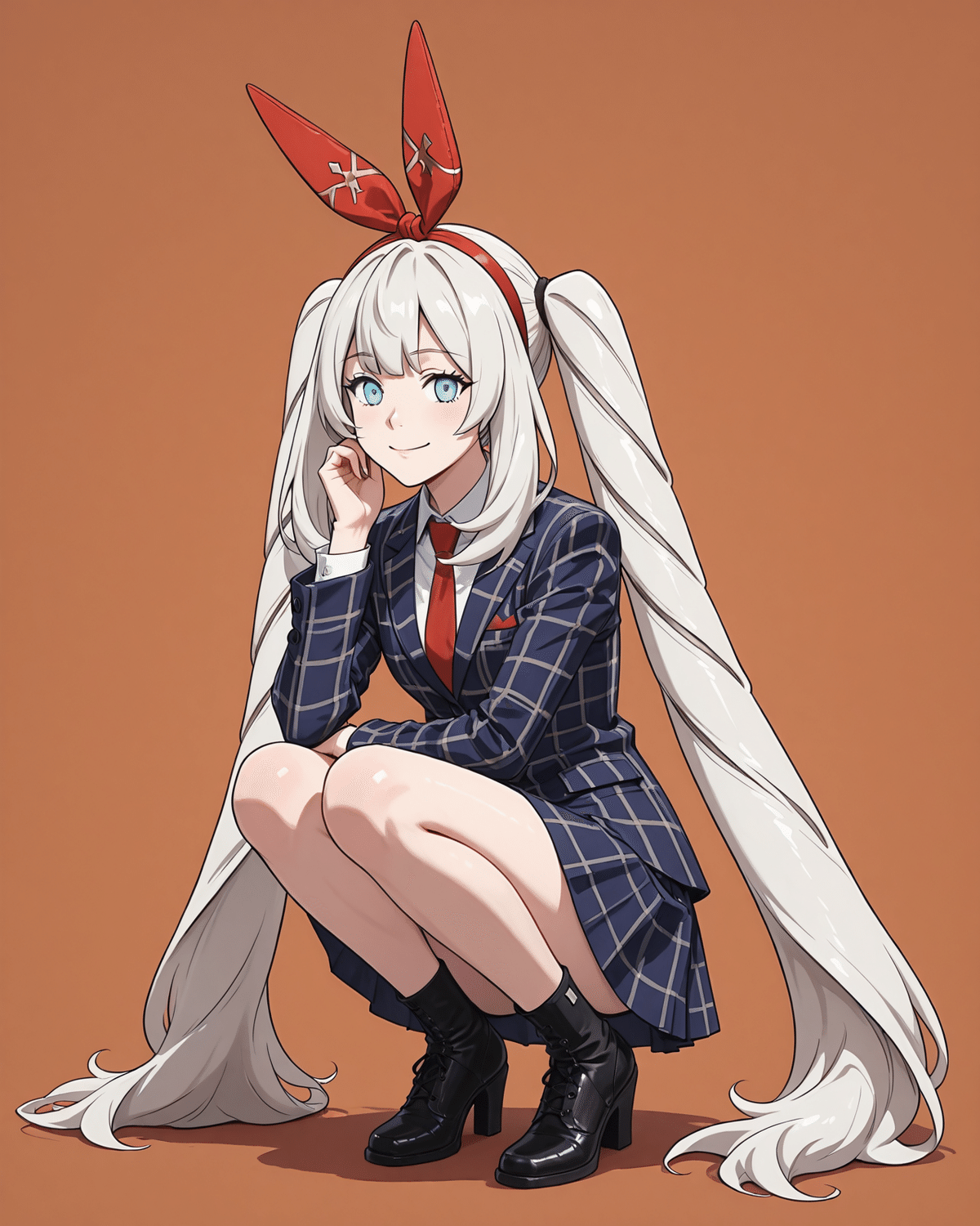 アニメスタイル女性キャラクターイラスト アニメスタイルの女性