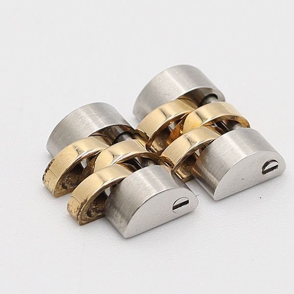 1円 ロレックス ジュビリーブレス 純正コマ YG×SS 10mm用 レディース