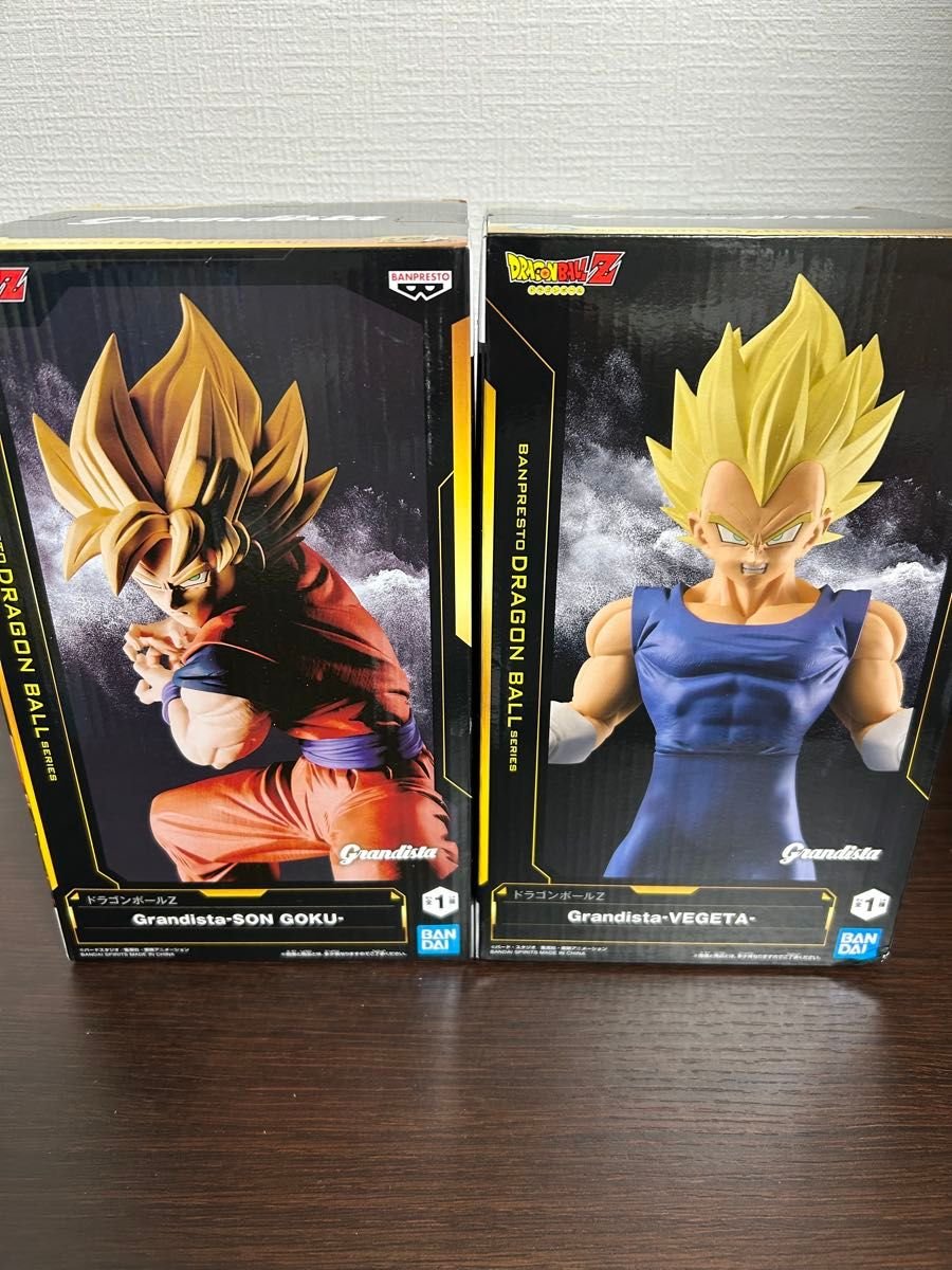 ドラゴンボールZ フィギュア Grandista 孫悟空 ベジータ 2種セット
