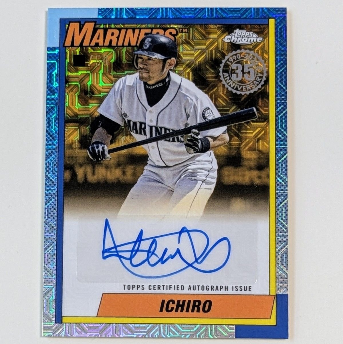 イチロー サイン イチロー サイン入りカード 1/1 シアトル・マリナーズ