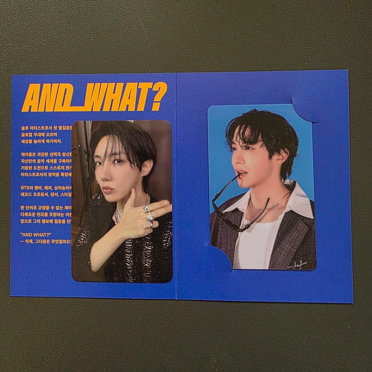 BTS 防弾少年団 I NEED U サノク 事前収録 特典 フォトカード BTS 防弾