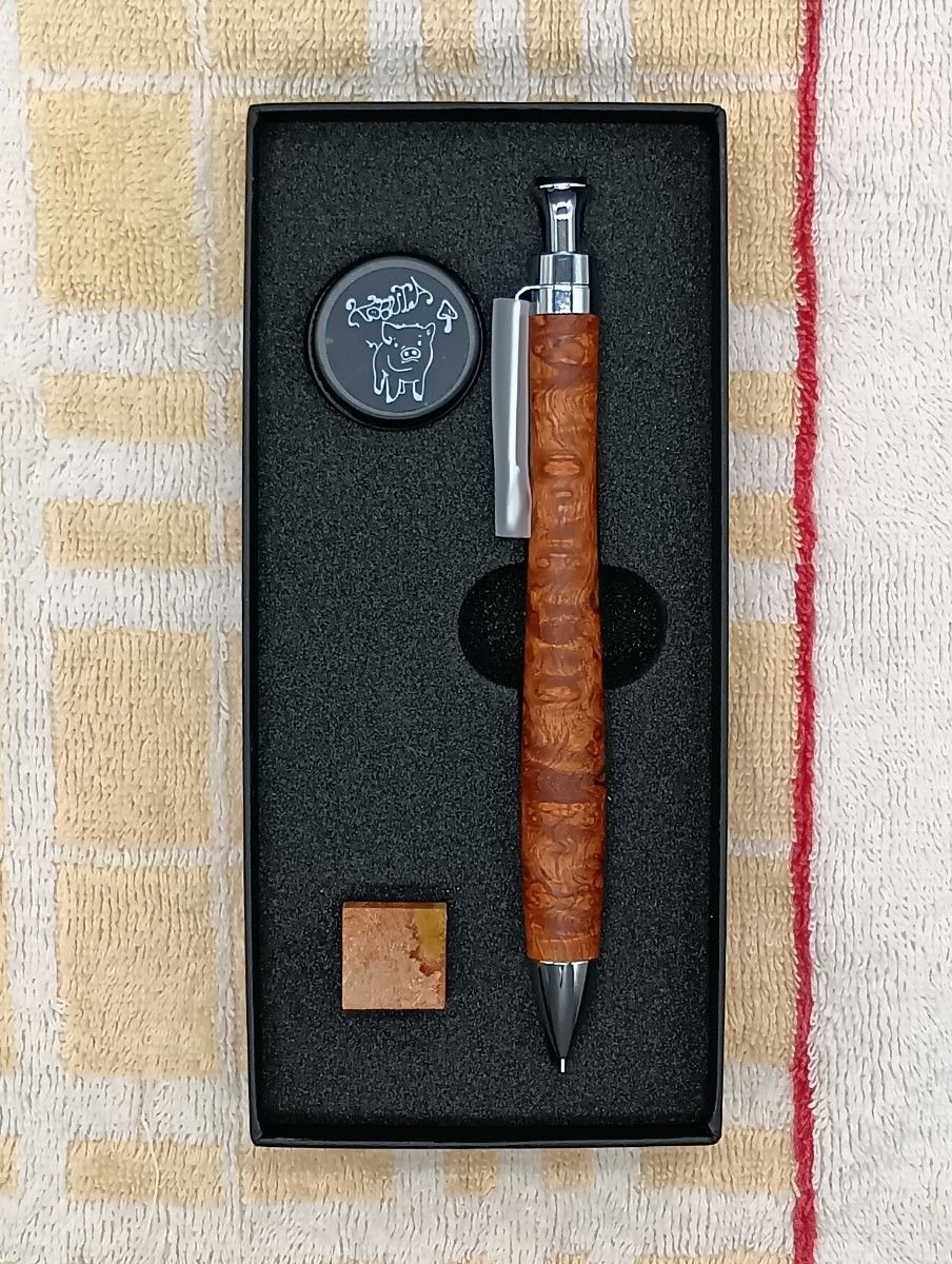 新品 こぶた工房 極上花梨瘤 シャープペンシル0 5ミリ｜Yahoo!フリマ