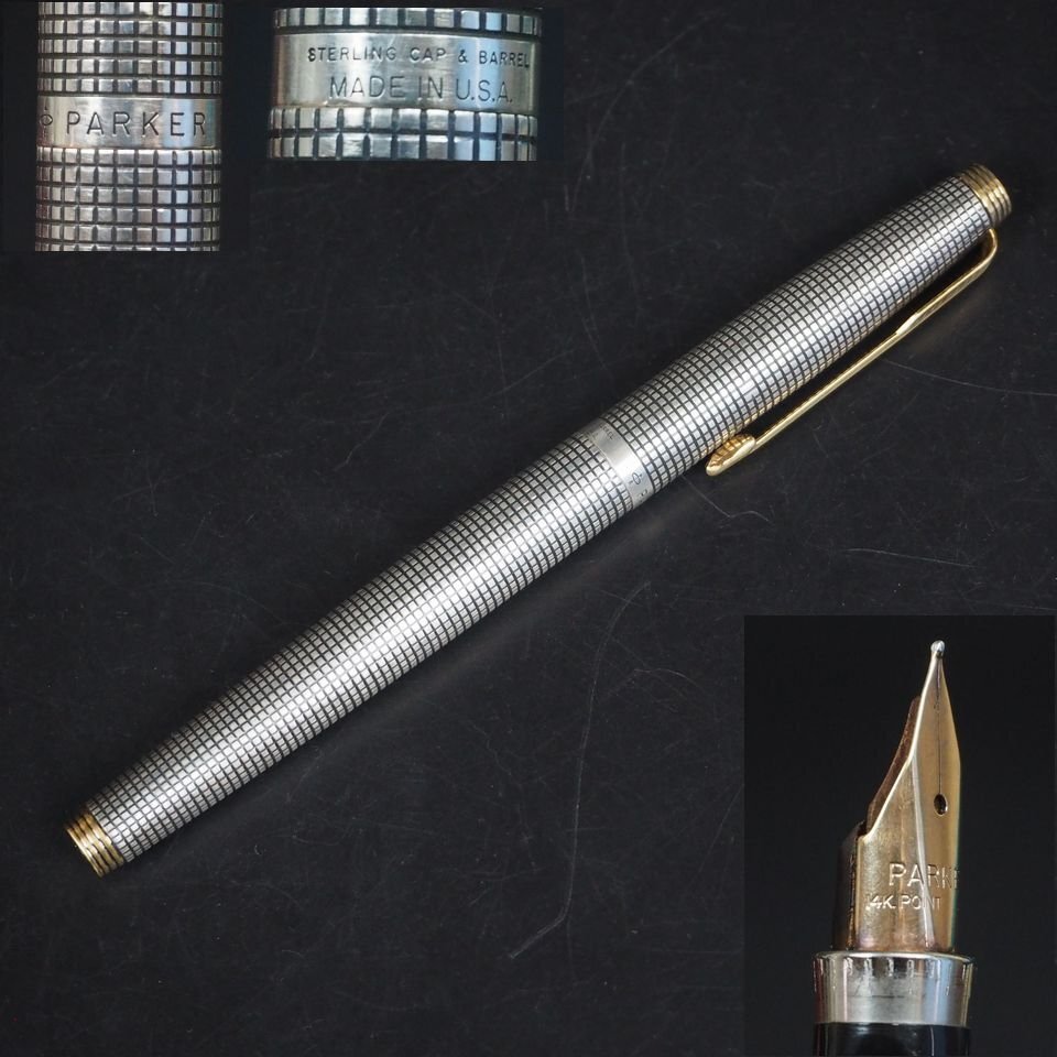 パーカー/PARKER スターリングシルバー 銀製 ペン先 14K XF 万年筆