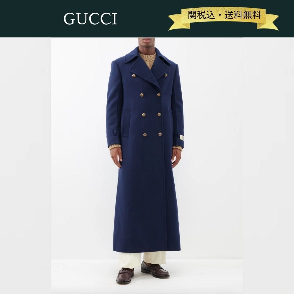 関税・送料込】Gucci 23-24AW新作！日本未入荷！ウールコート (GUCCI