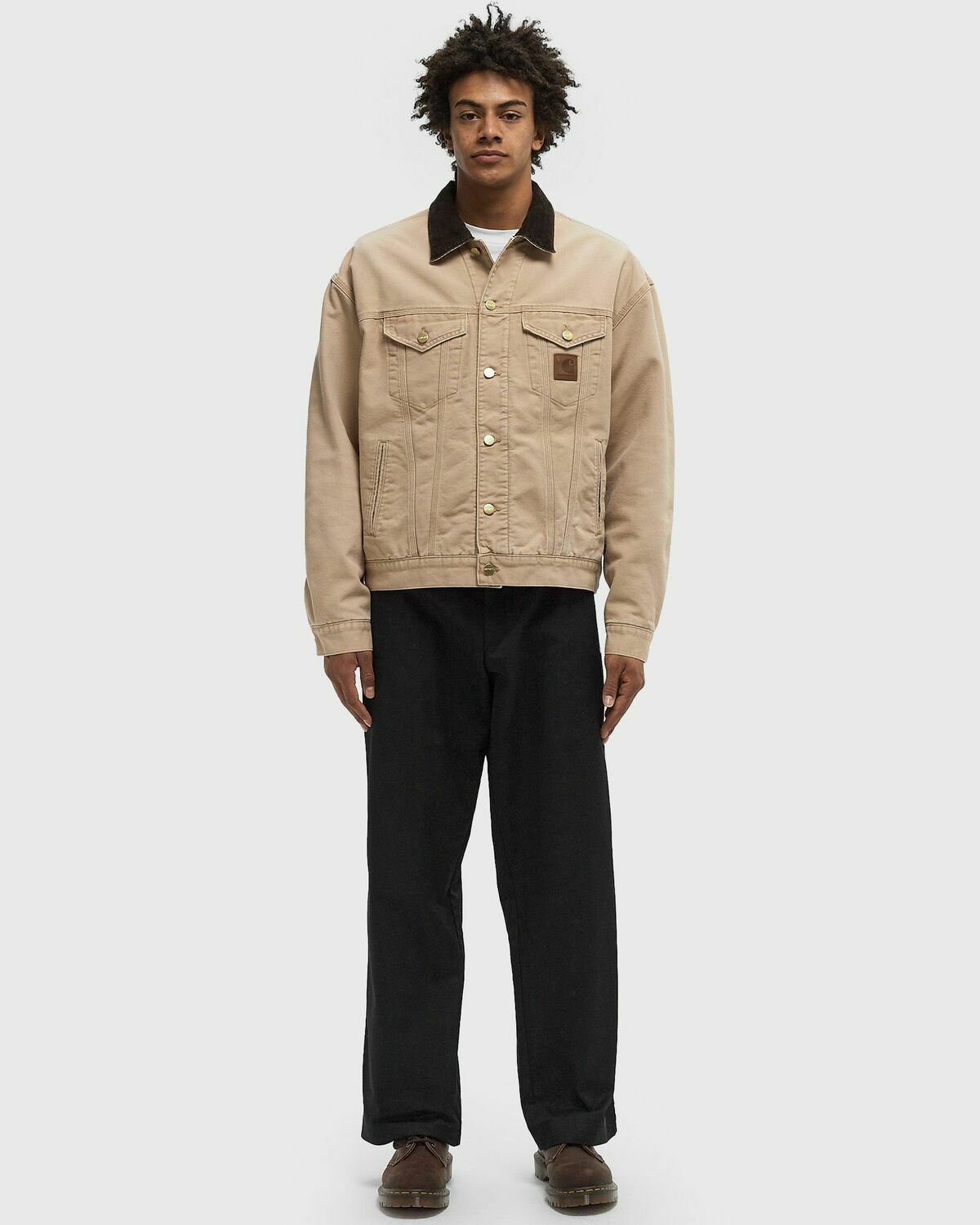 Carhartt WIP Dayton Trucker Jacket Brown Mens Denim Jackets