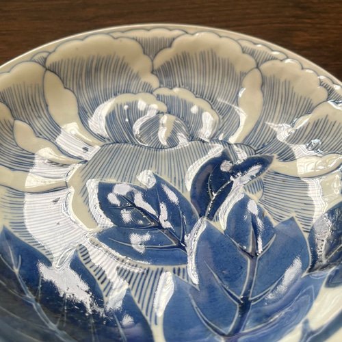 古伊万里染付牡丹6寸皿3枚 中皿 antique art nozomi 通販 18205960