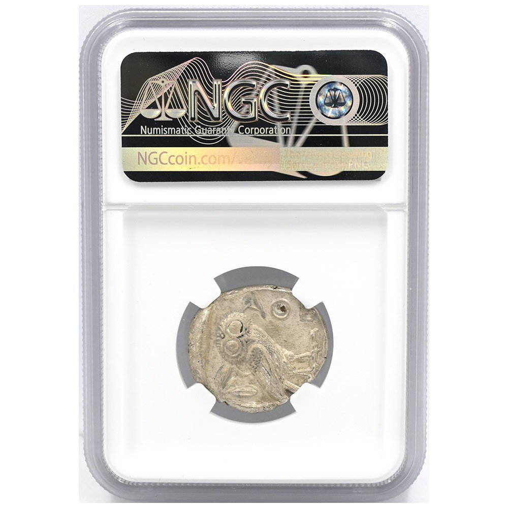 古代ギリシャ アッティカ c.440-404 BC テトラドラクマ 銀貨 NGC Ch AU