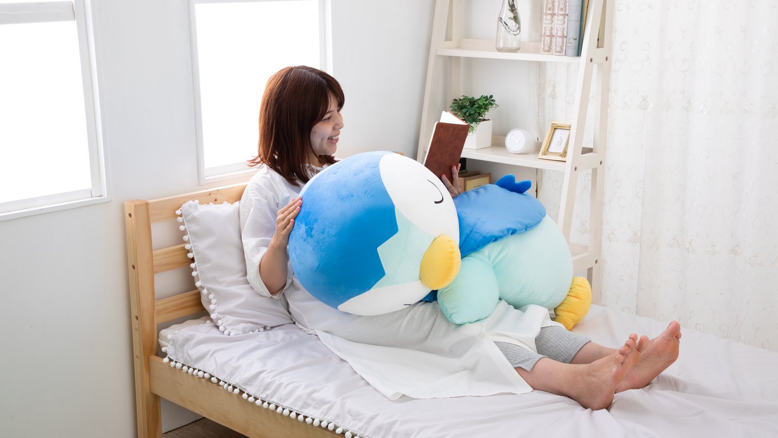もちふわな触り心地のビッグサイズぬいぐるみシリーズ『すやすや