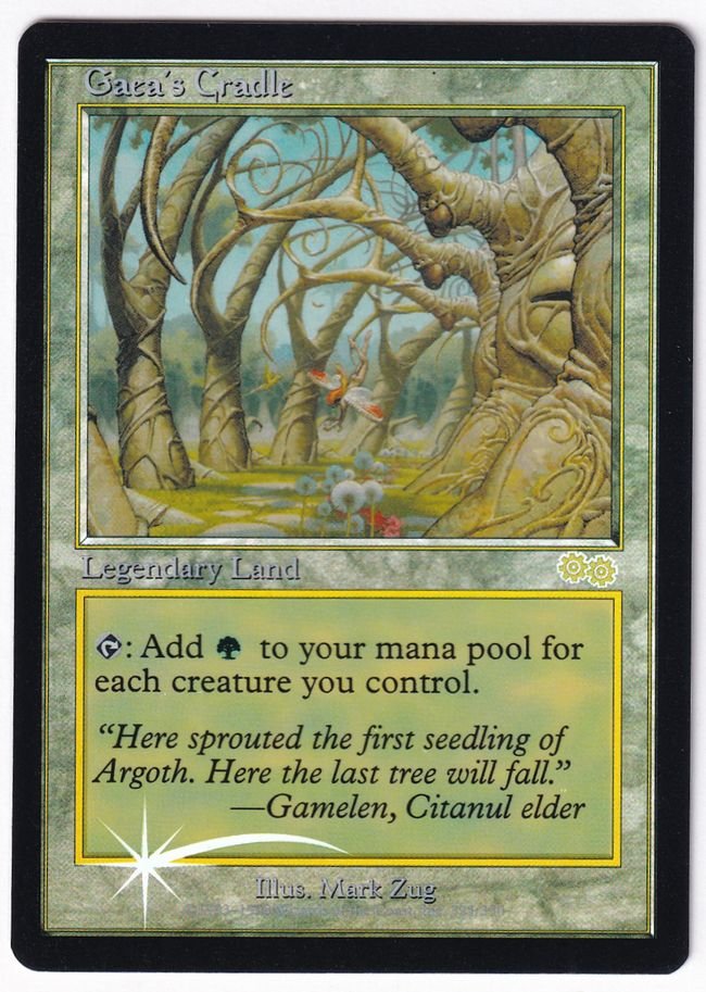 MTG UGS ガイアの揺籃の地 日本語 美品 mtg ガイアの揺籃の地 日本語