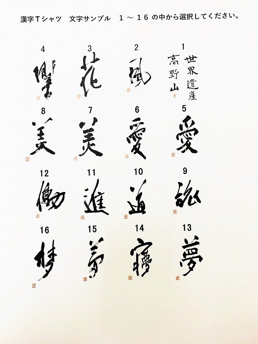 文化功労者 尾崎邑鵬 揮毫 漢字Tシャツ Mサイズ（13.夢