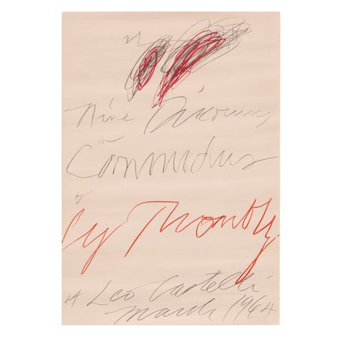 Cy Twombly: Three Notes from Salalah Poster | Gagosian Shop