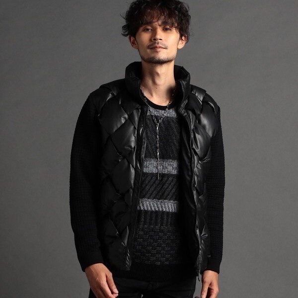 黒ニコルレザージャケット ボタン付通勤にも HIDEWAYS NICOLE レザー