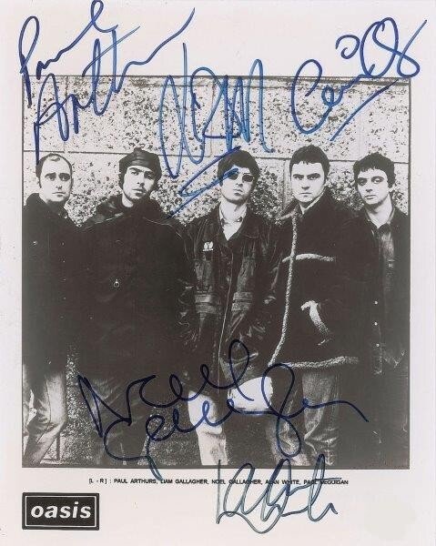 REPRINT - OASIS Liam & Noel Gallagher Autographed Signed 8 x 10