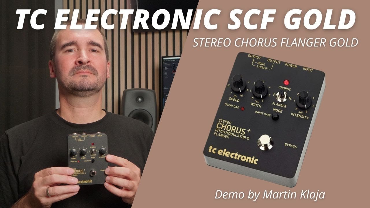 TC Electronic // Stereo Chorus Flanger Gold // Demo by Martin