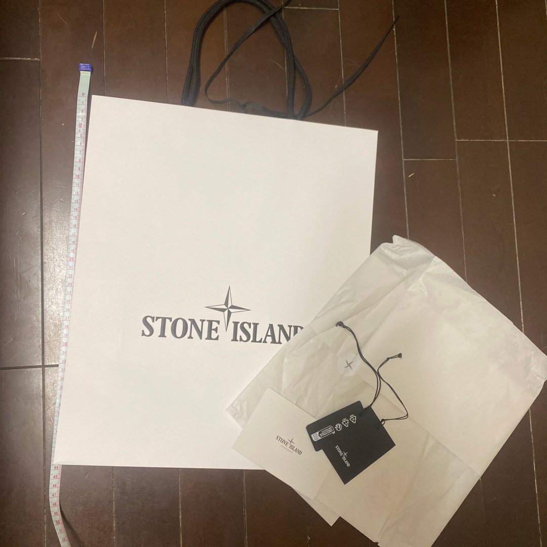 STONE ISLAND - STONE ISLAND ショップ袋 白 紙袋 ショッパー ストーン