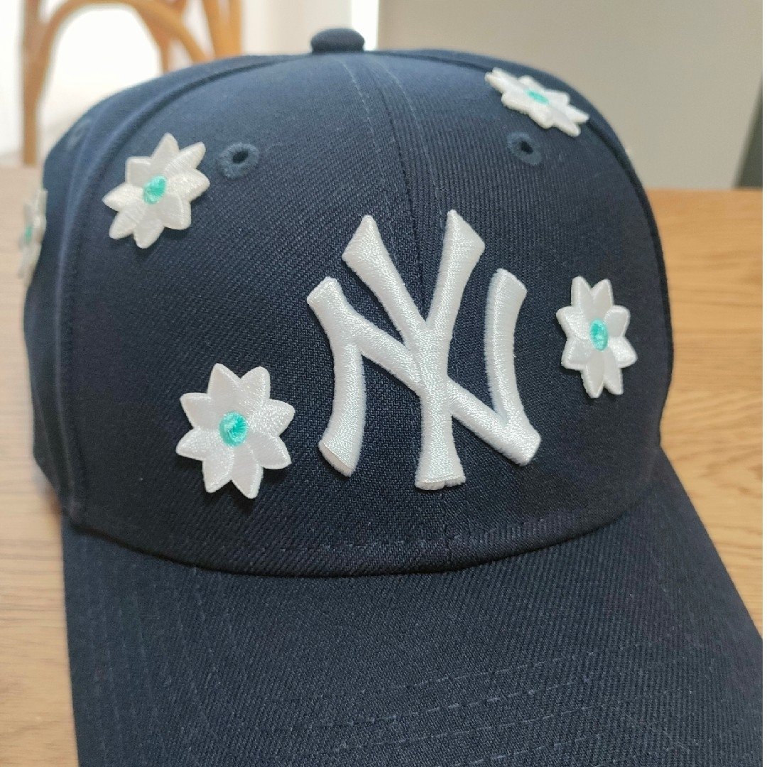 Nickgear Nick gear 3D flower cap ネイビー 紺色 NICK GEAR 3D Flower