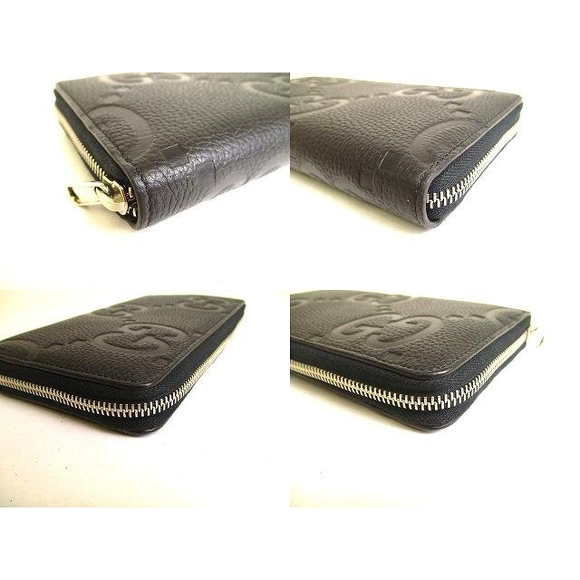 GG グッチ GUCCI ジャンボ ジップウォレット ラウンドファスナ― 長財布