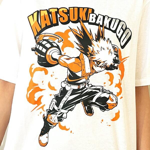 僕のヒーローアカデミア 爆豪勝己 十傑 ジャンプショップ受注Tシャツ m
