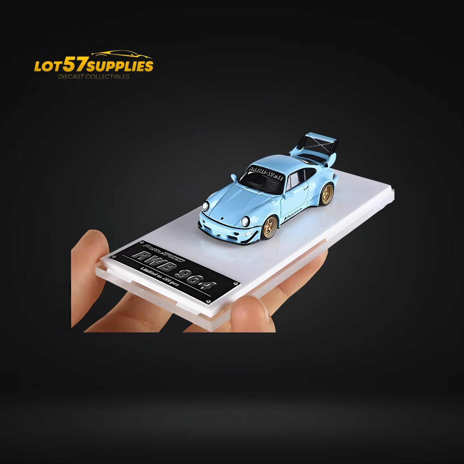 ミニカー PGM 1/64 RWB White/Blue #1.2 porsche 964 PGM 1/64 RWB