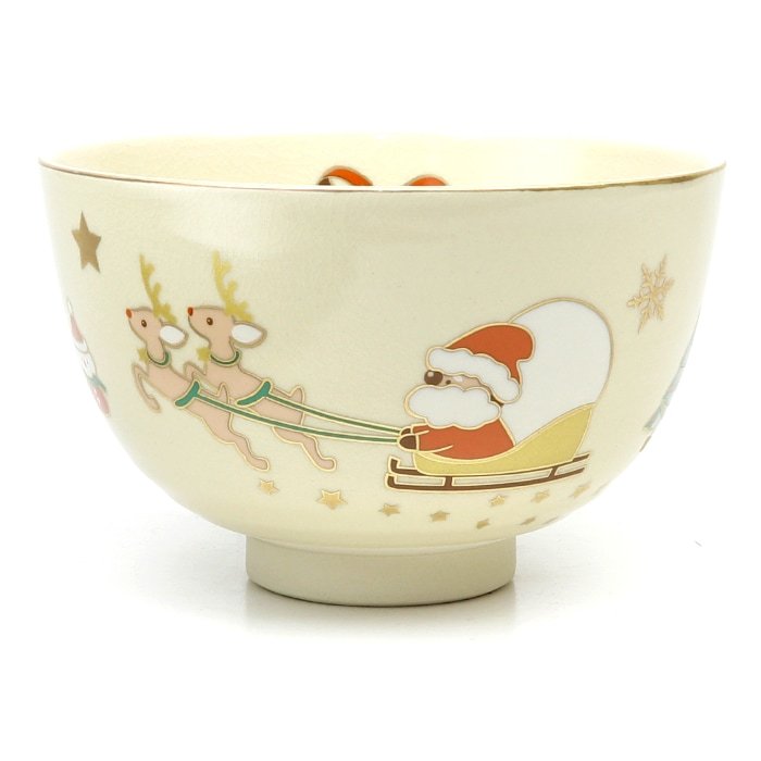 抹茶碗 サンタクロース茶碗 瑞豊 作 | すべての商品 - CHATOWA 茶と和