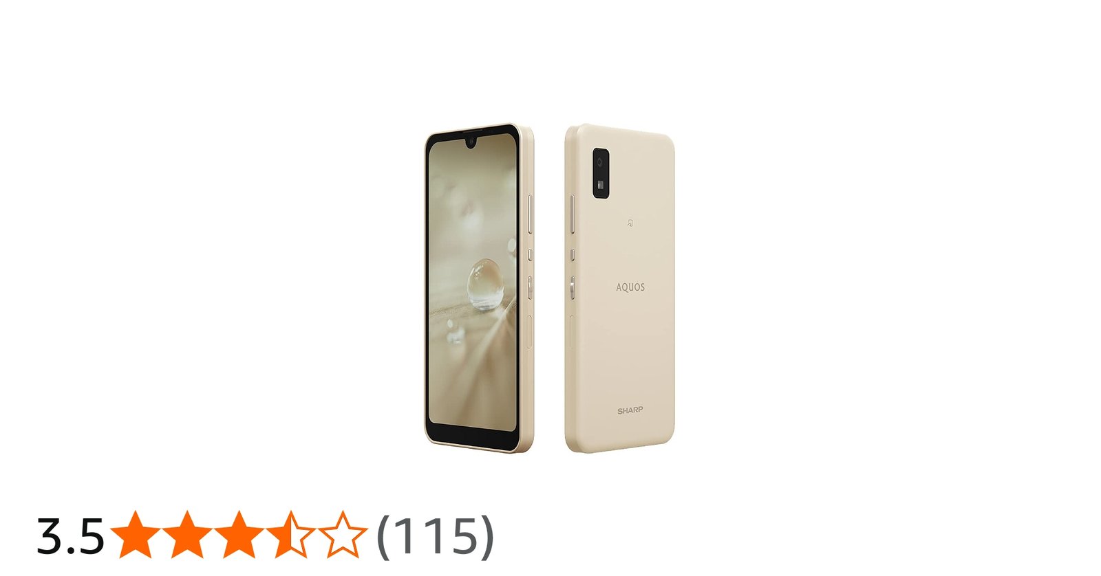 Amazon | SHARP AQUOS wish アイボリー SIMフリースマホ eSIM 5G対応