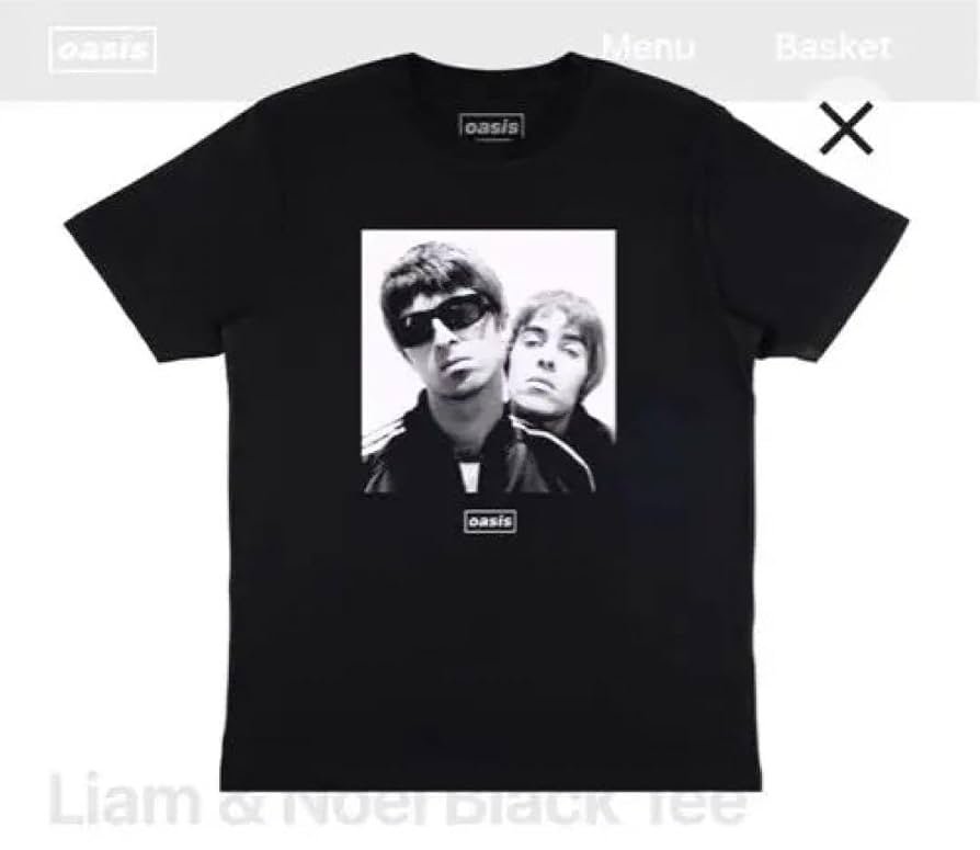 オアシス tシャツ リンガー サイズXL oasis 30周年 特別展 グッズ