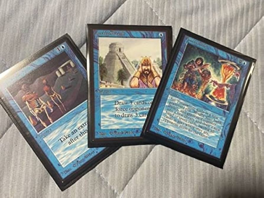 Amazon.co.jp: MTG プロキシ黒枠 Ancestral Recall/Timetwister/Time
