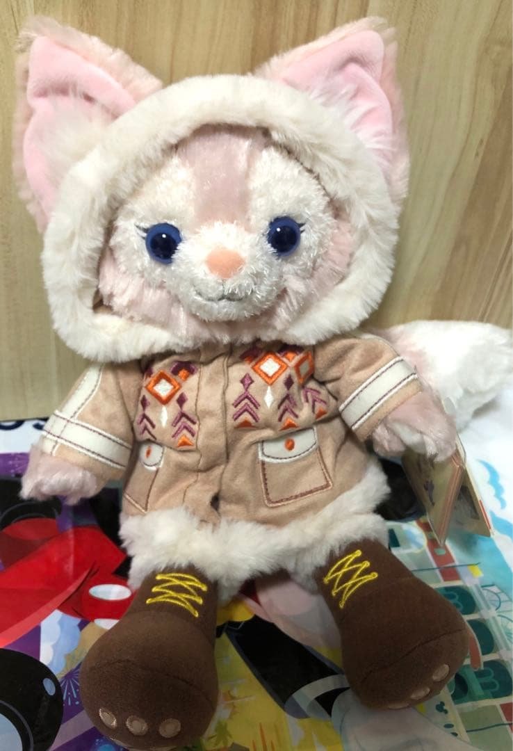 上海ディズニー　リーナベル　ぬいぐるみss 正規品 お顔厳選 上海ディズニー 青花 リーナベル ぬいぐるみss 青花