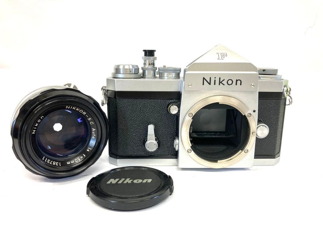 Nikon F 一眼レフフィルムカメラ ＋ NIKKOR S・C レンズ Nikon F 一眼レフ＊フィルムカメラ レンズセット