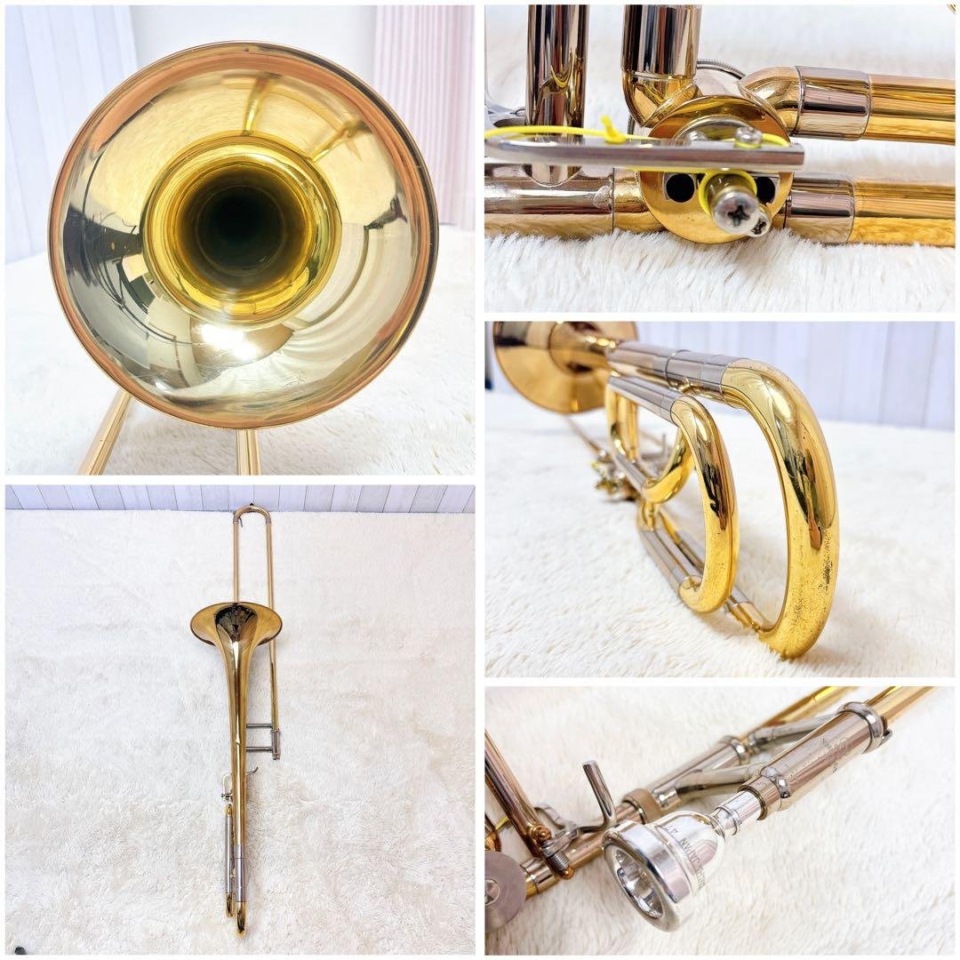YAMAHA YSL-646 B♭/F テナーバストロンボーン マウスピース付き
