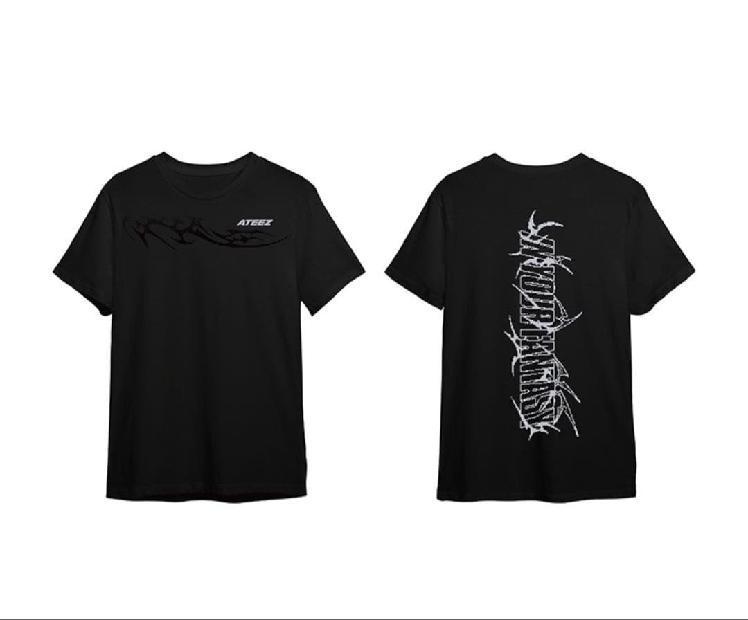 ATEEZ In Your Fantasy ツアーTシャツ Retro Ateez 2025 World Tour in Your Fantasy Shirt, ATEEZ Golden