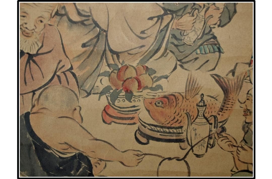 古民家整理品 日本江戸時代肉筆掛け軸そ※1激安骨董品 X1013C3-2 - メルカリ