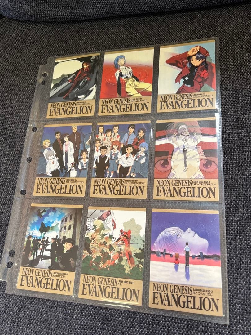 エヴァンゲリオン 1998年 BANDAIグッズ劇場版　特典セット非売品カード