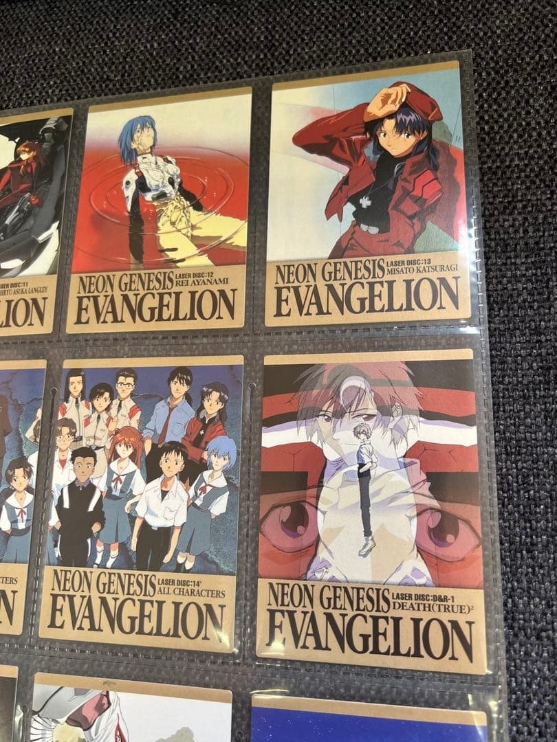 エヴァンゲリオン 1998年 BANDAIグッズ劇場版　特典セット非売品カード