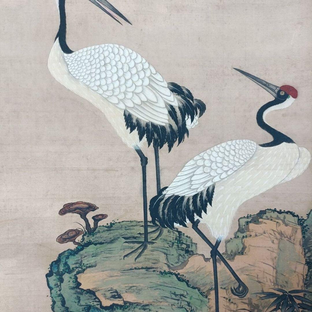 邹一桂「蟠桃図」三尺中堂掛け軸 付属封筒・証明書付 77×175cm - メルカリ