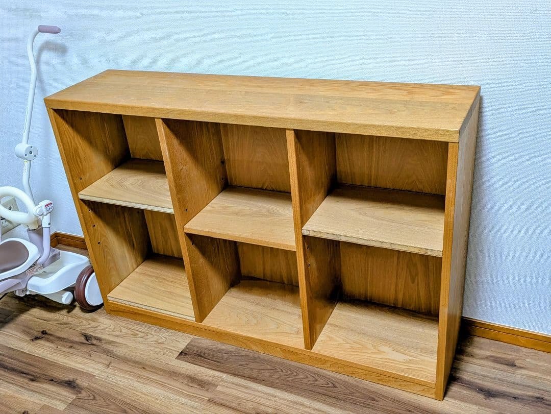 木製オープンシェルフ 6収納スペース 楽天市場】ラック 大容量 本棚 コンパクト 木製 オープンラック