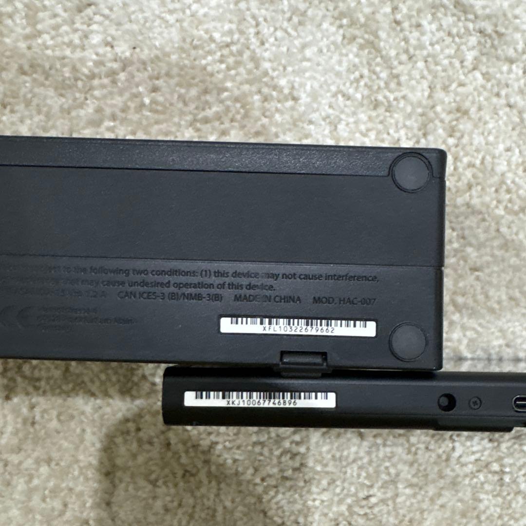 【美品】Nintendo Switch 本体　HDMIケーブルなし