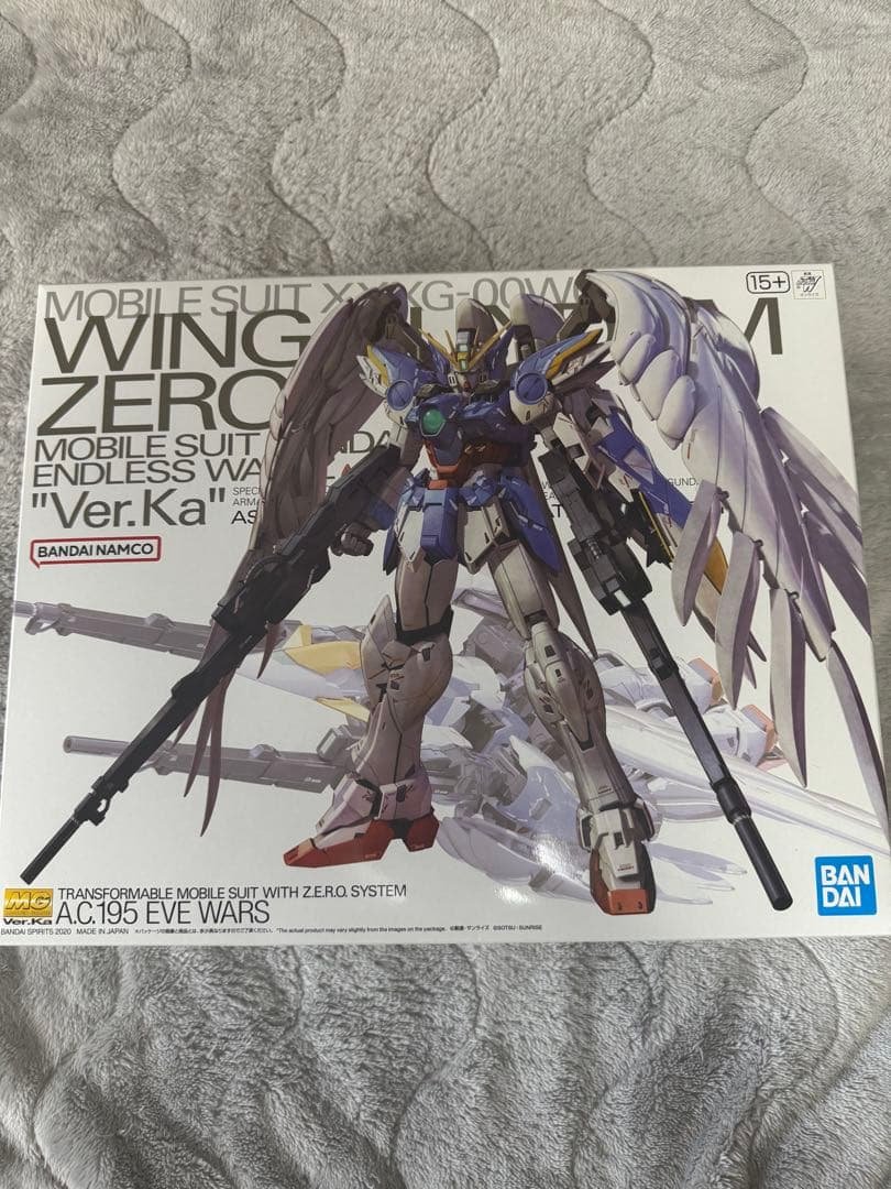ま*ん様 ウイングガンダムゼロ EW Ver.ka MG MG 1/100 ガンダムベース限定 ウイングガンダムゼロEW Ver.Ka [クリア