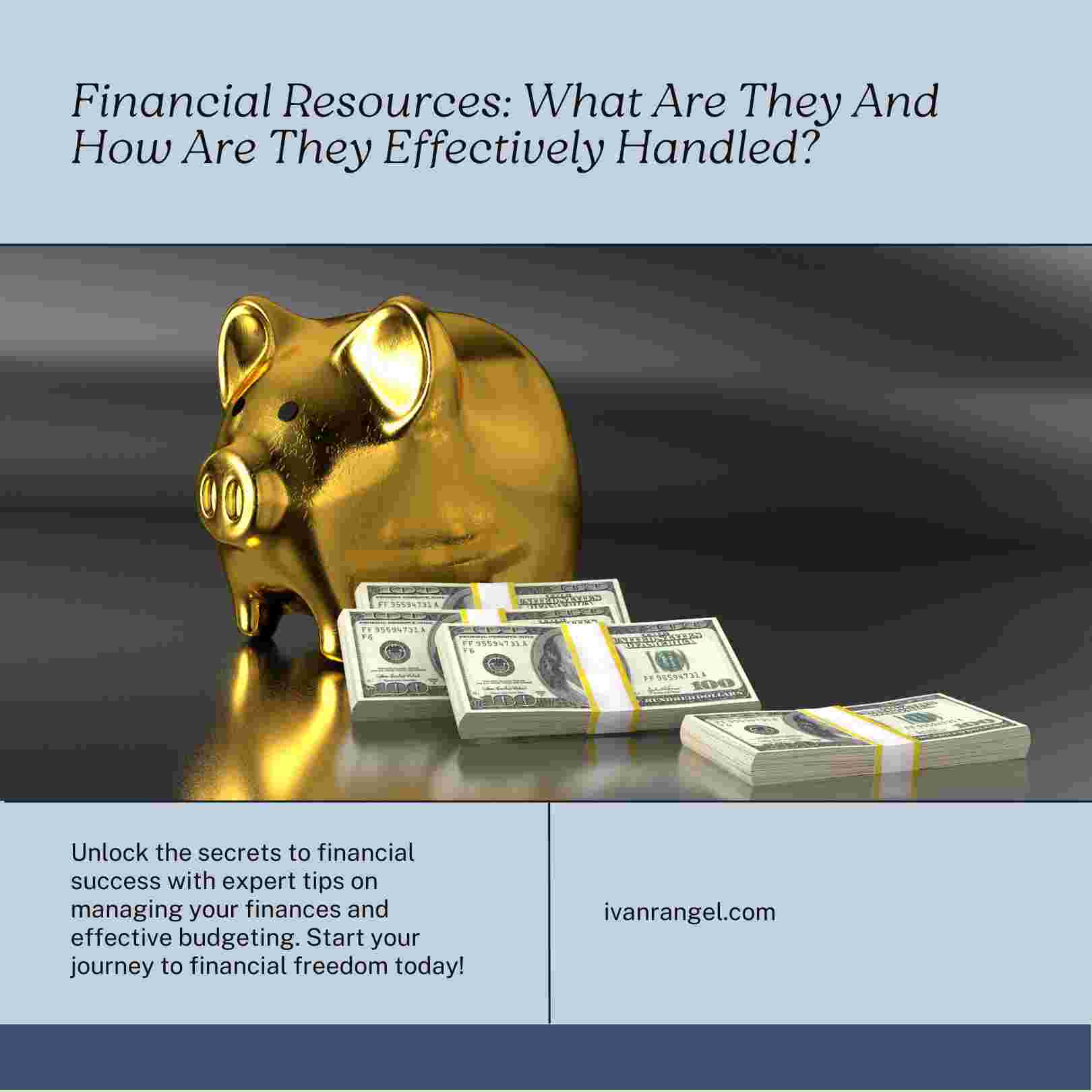 Understanding and Managing Financial Resources